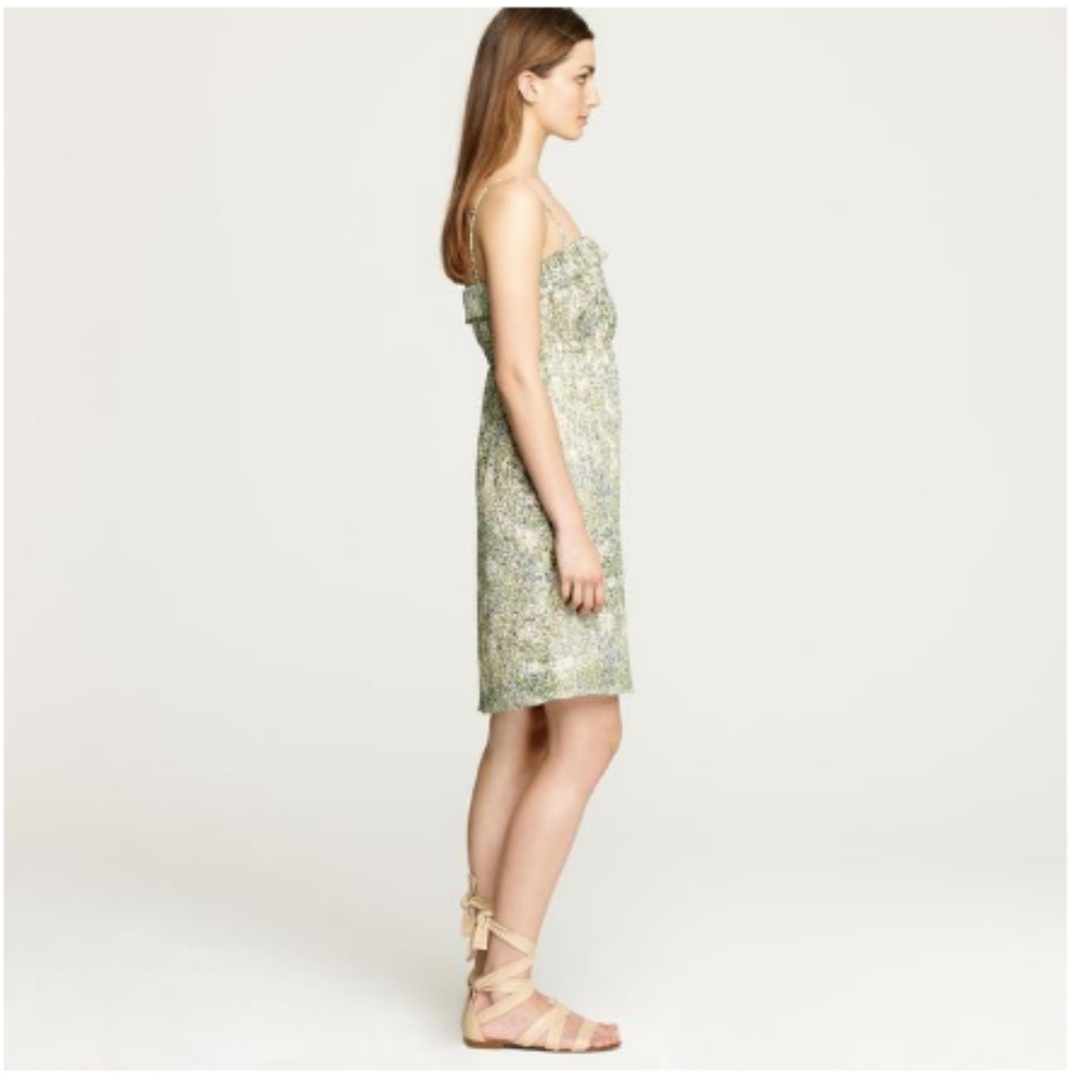 J. Crew Silk Candace Dress in Teaberry Floral - Picture 2 of 9